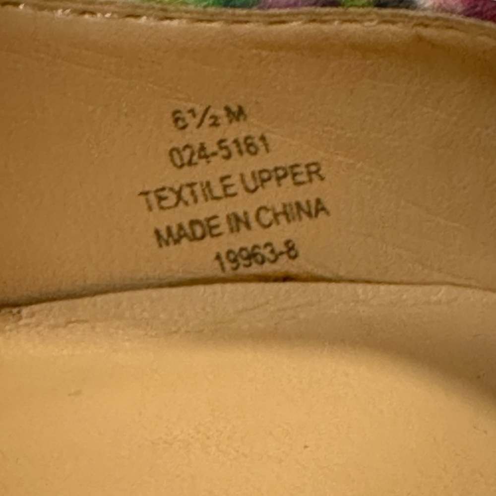EUC Liz Claiborne Floral Peep Toe Pumps With Hidden Platform For Comfort, Sz 6.5 - Picture 14 of 16